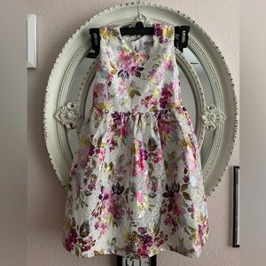 Girls Floral Lace Gown